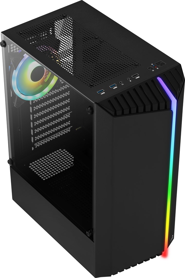 Computer case Aerocool Bionic Midi Tower Black
