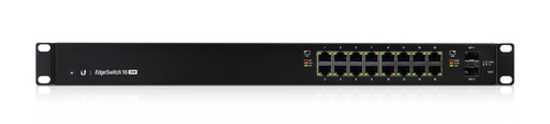 Ubiquiti ES-16-150W network switch Managed L2/L3 Gigabit Ethernet (10/100/1000) Power over Ethernet (PoE) Black