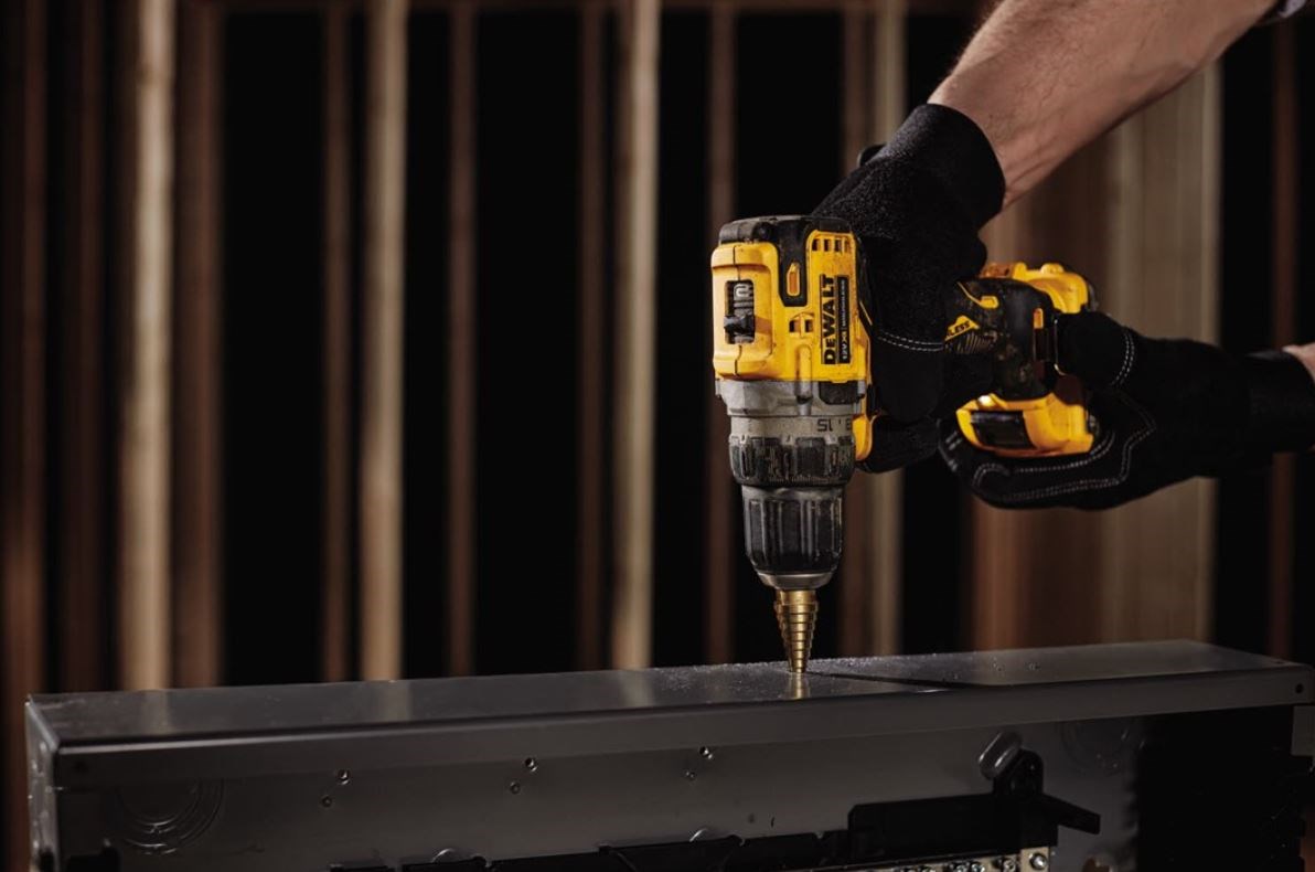 DEWALT DCD701D2-QW Cordless Drill 2x 12V 2Ah XR TSTAK Black  Yellow