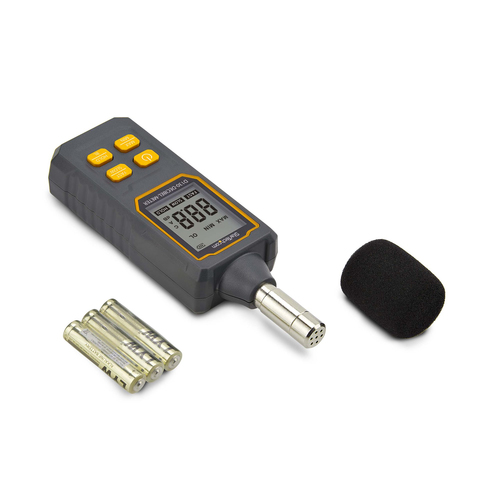 StarTech.com Handheld Digital Sound Meter w/Large LCD, Noise/Decibel Level Reader for Server Room/Office, Audio Monitor, 30-130dBA Range, Accurate Min/Max Readings