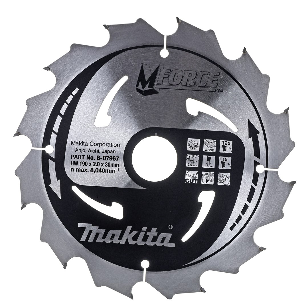 Makita HS7611 portable circular saw 19 cm 5500 RPM 1600 W