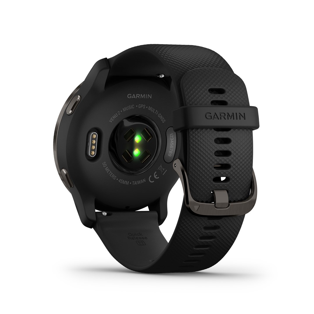 Garmin Venu 2 3.3 cm (1.3") AMOLED 45.4 mm Digital 416 x 416 pixels Touchscreen Wi-Fi GPS (satellite)