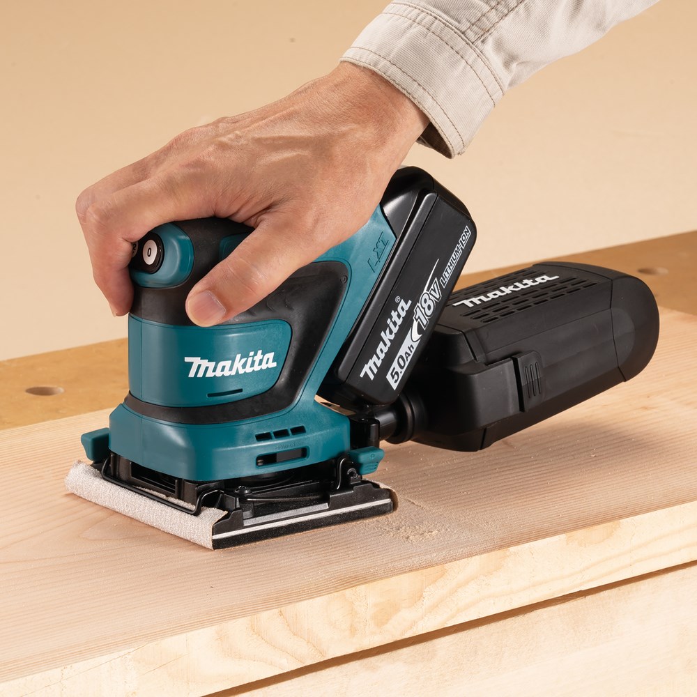 Makita DBO480Z portable sander Random orbital sander 14000 OPM Black  Blue 210 W