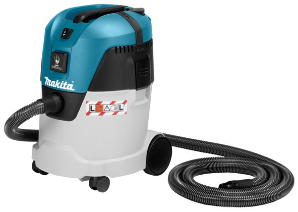 Makita VC2512L hoover Black  Blue  Metallic 25 L 1000 W