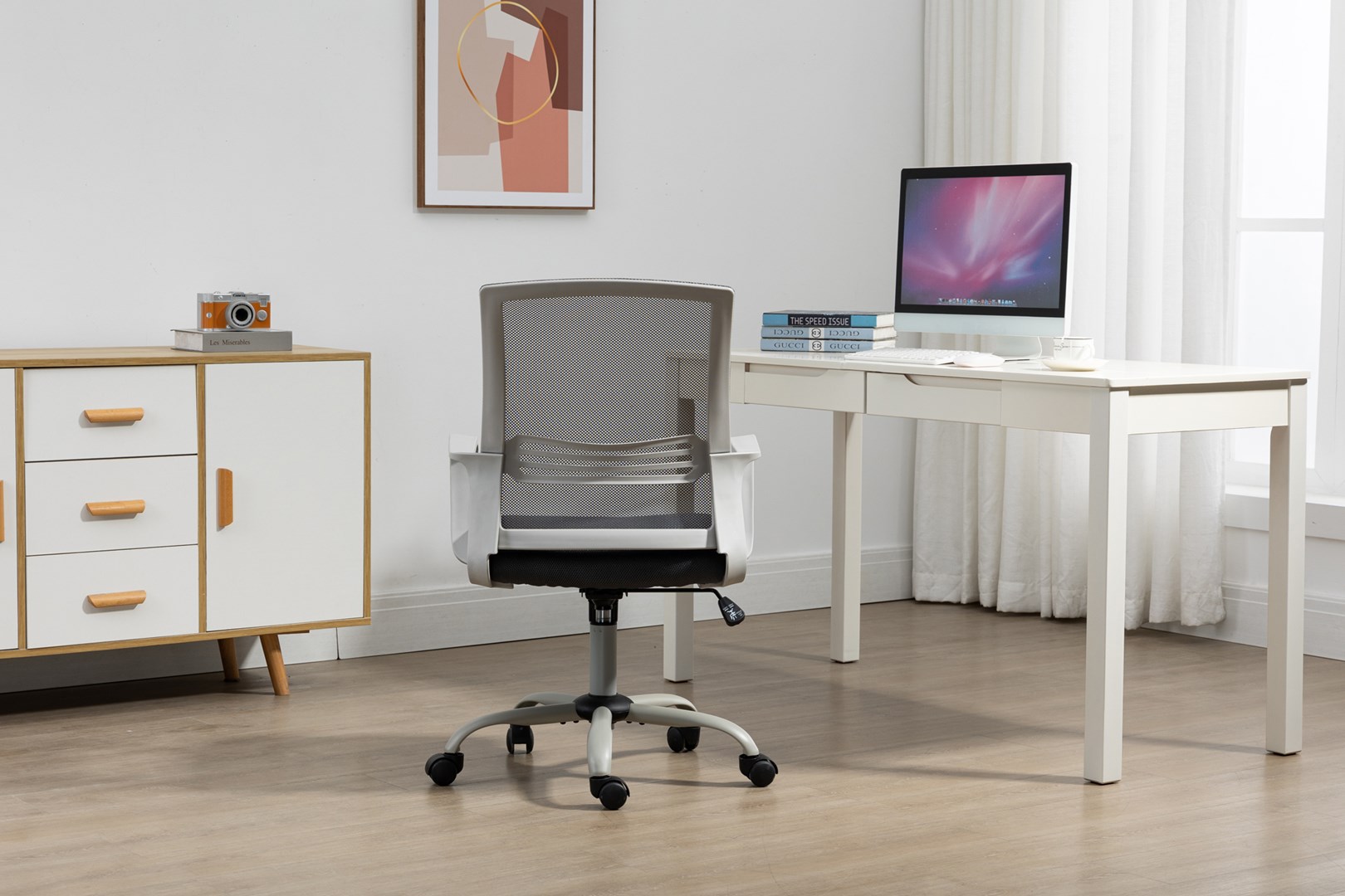 Office armchair ACTIVEJET YK01 grey