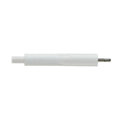 Tripp Lite M100AB-03M-WH Safe-IT USB-A to Lightning Sync/Charge Antibacterial Cable (M/M), MFi Certified, White, 3 m (9.8 ft.)