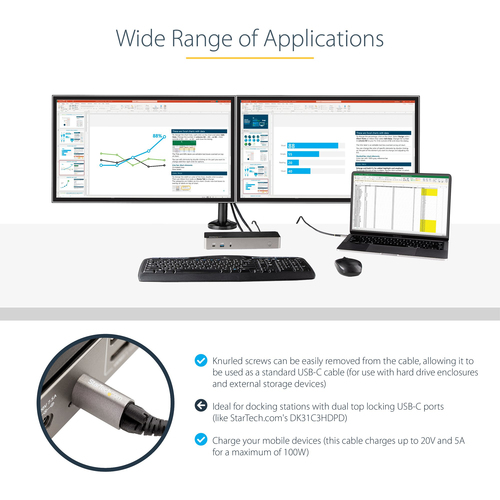 USB31CCTLKV1M - Cables & Adaptors by StarTech.com