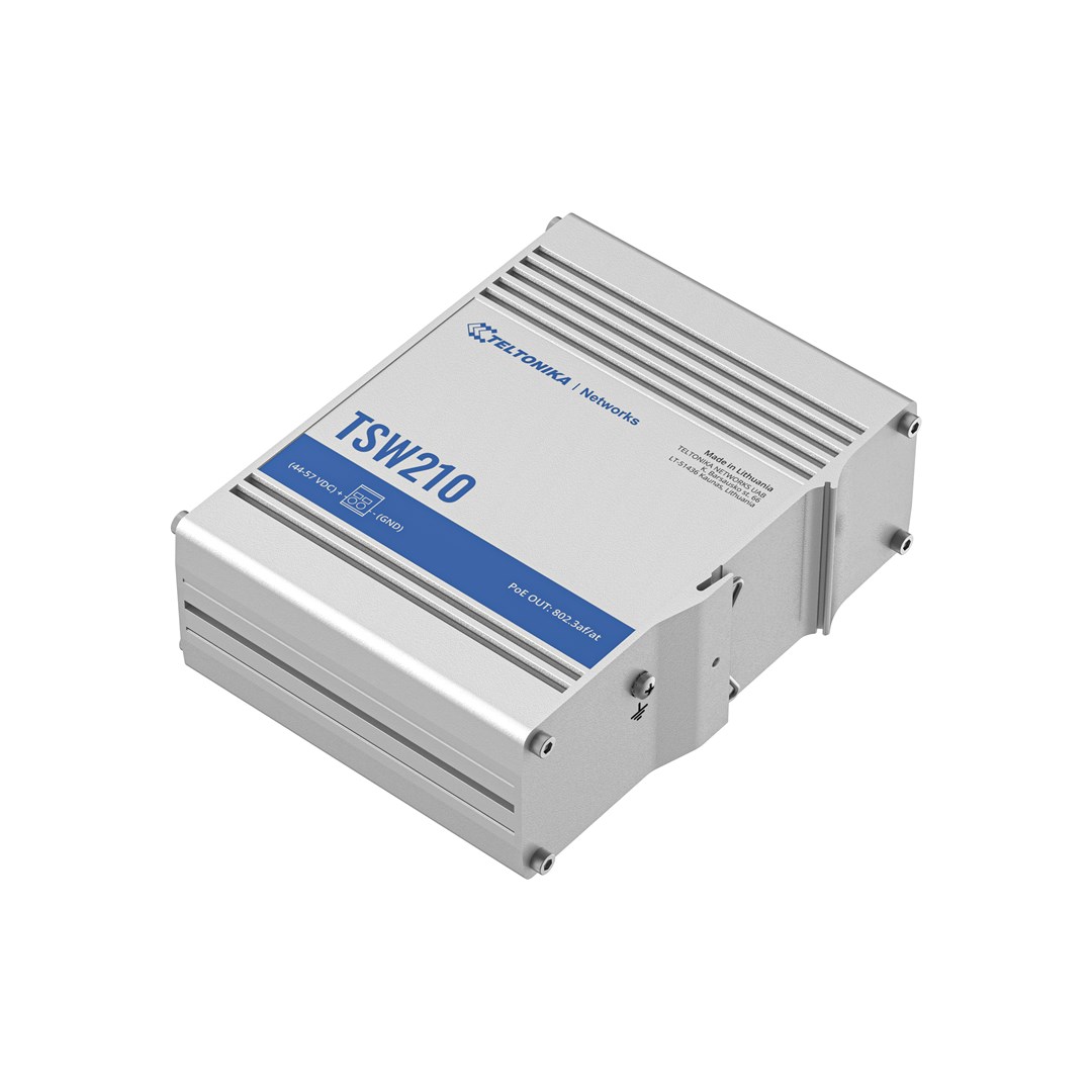 Teltonika TSW210 Unmanaged Gigabit Ethernet (10/100/1000) Aluminium