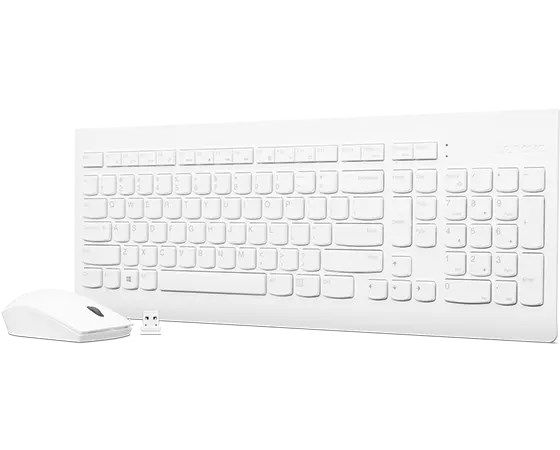 Lenovo | Wireless Combo Keyboard & Mouse | 510 | White | Keyboard and Mouse Combo | 2.4 GHz Wireless via Nano USB | Batteries included | English | White