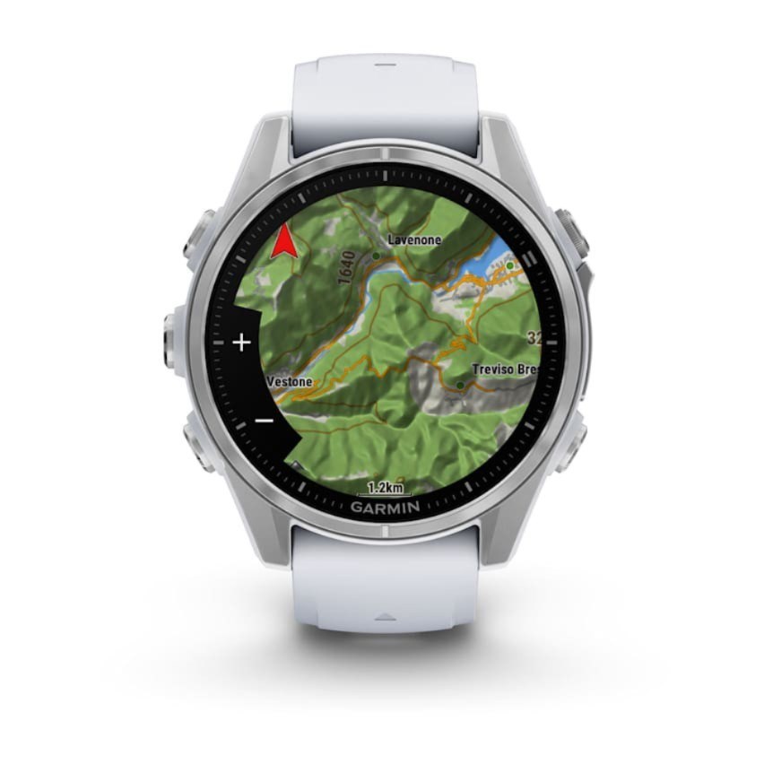 Garmin Fenix 8 3.3 cm (1.3") AMOLED 43 mm Digital 416 x 416 pixels Touchscreen Silver Wi-Fi GPS (satellite)