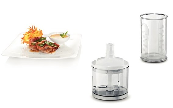 Bosch ErgoMixx MSM66120 Immersion blender 600 W Grey, White