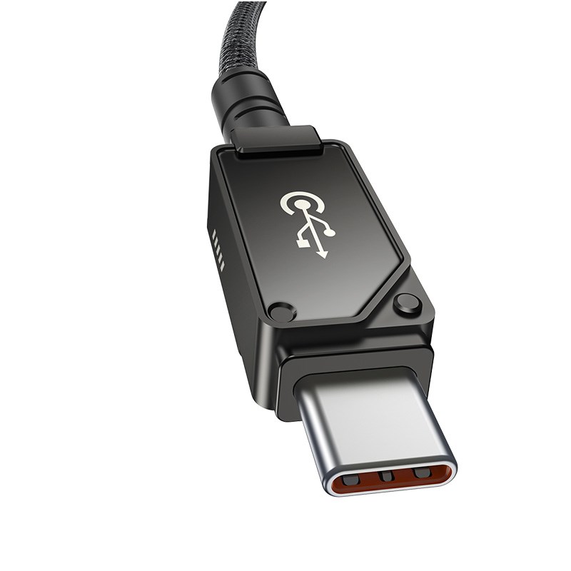 Baseus Unbreakable USB C to iP cable 2 m 20 W Black