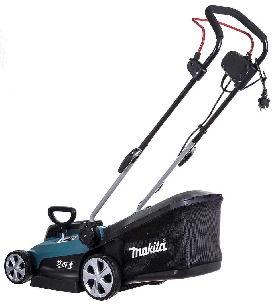 Makita ELM3320 lawn mower Walk behind lawn mower Black Turquoise AC