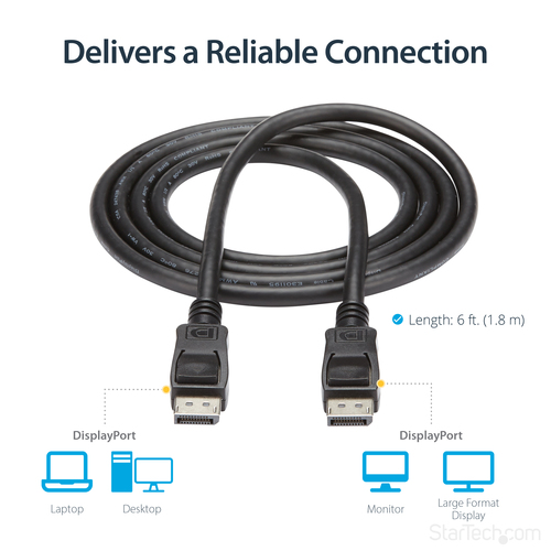 DISPLPORT6L - Cables & Adaptors by StarTech.com