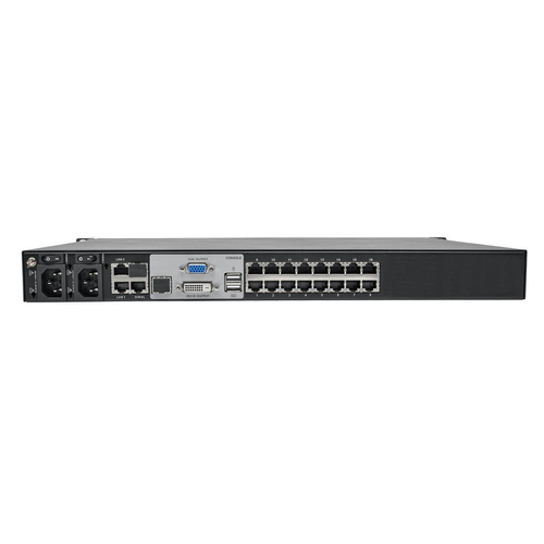 Tripp Lite B064-016-04-IPG NetDirector 16-Port Cat5 KVM over IP Switch - Virtual Media, 4 Remote + 1 Local User, 1U Rack-Mount, TAA