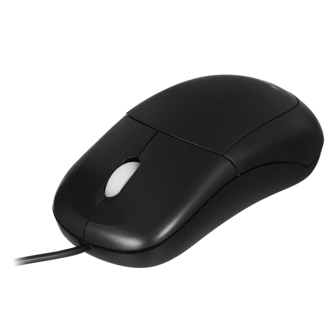 Activejet AMY-146 wired computer mouse (optical; 1000 DPI; black)