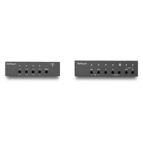 StarTech.com Multi-Input HDBaseT Extender Kit with Built-In Switch and Video Scaler