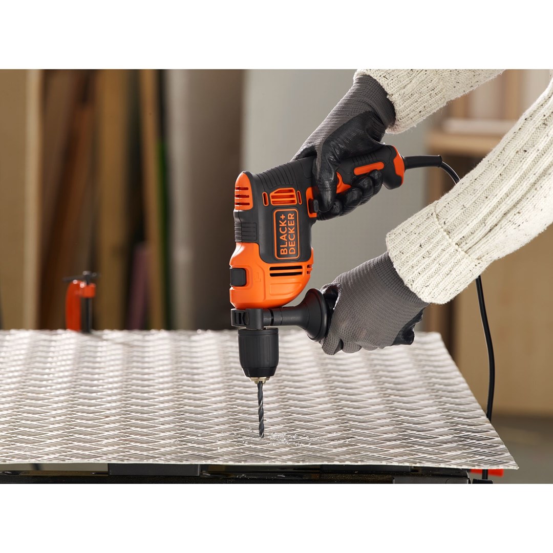 Black & Decker BEH710-QS drill 2800 RPM Black  Orange