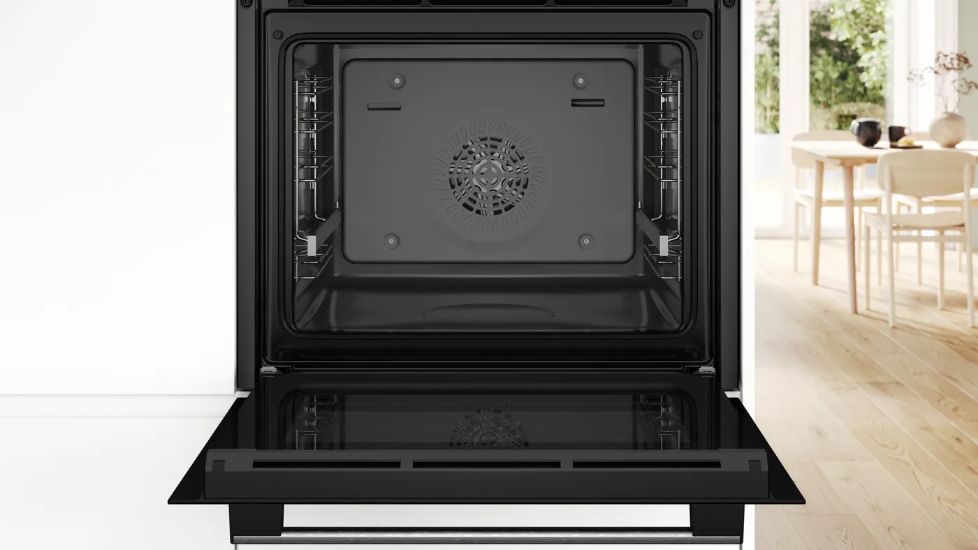 Bosch Serie 4 HBA534ES3 oven 71 L 3400 W Black, Stainless steel