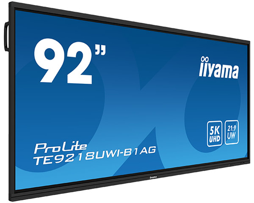 iiyama 92” Ultra-wide Interactive 5K UHD display with 21:9 panoramic view