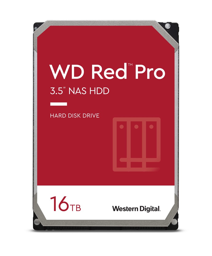 Western Digital Red Pro internal hard drive 16 TB 7200 RPM 512 MB 3.5" Serial ATA
