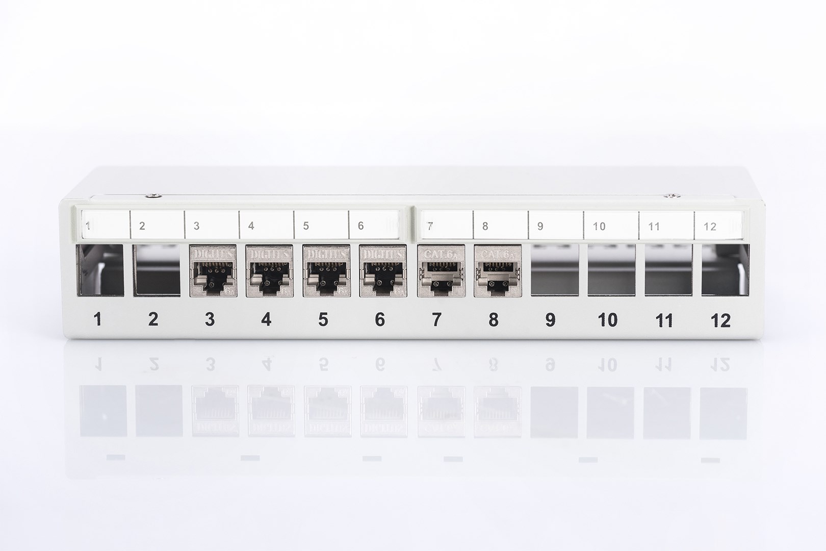 Digitus Desktop Modular Patch Panel, shielded, 12-port