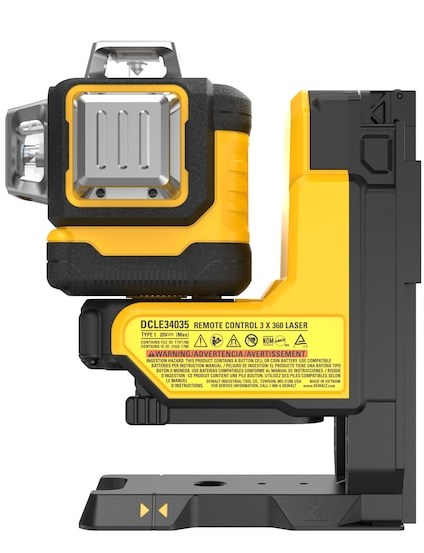 18V XR 3x360 Green Remote Control Laser