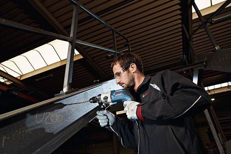 Bosch GBM 13-2 RE 1750 RPM Key 2.4 kg Black, Blue, Grey