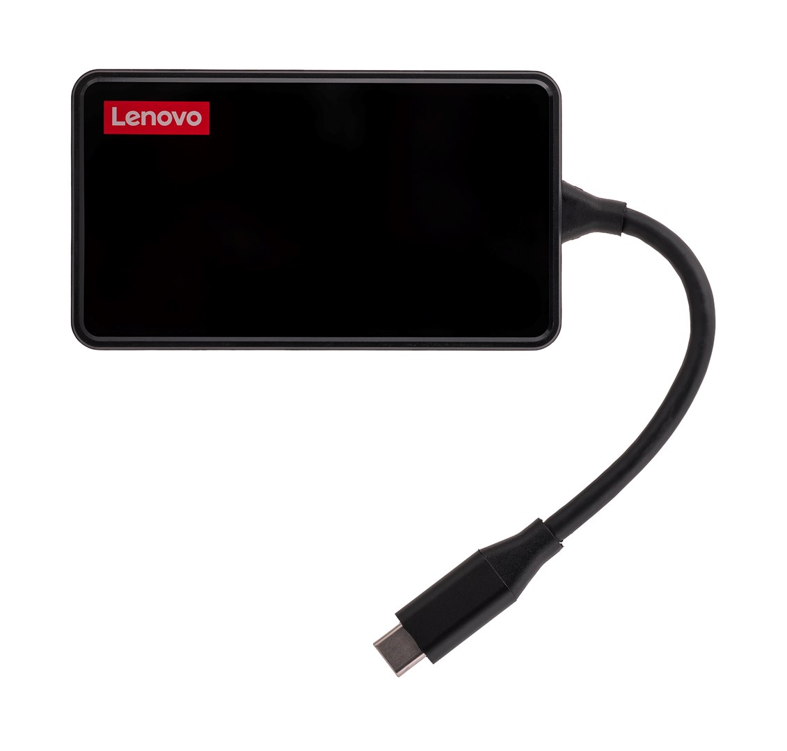 Lenovo GX91M73945 laptop dock/port replicator Wired USB 3.2 Gen 1 (3.1 Gen 1) Type-C Black