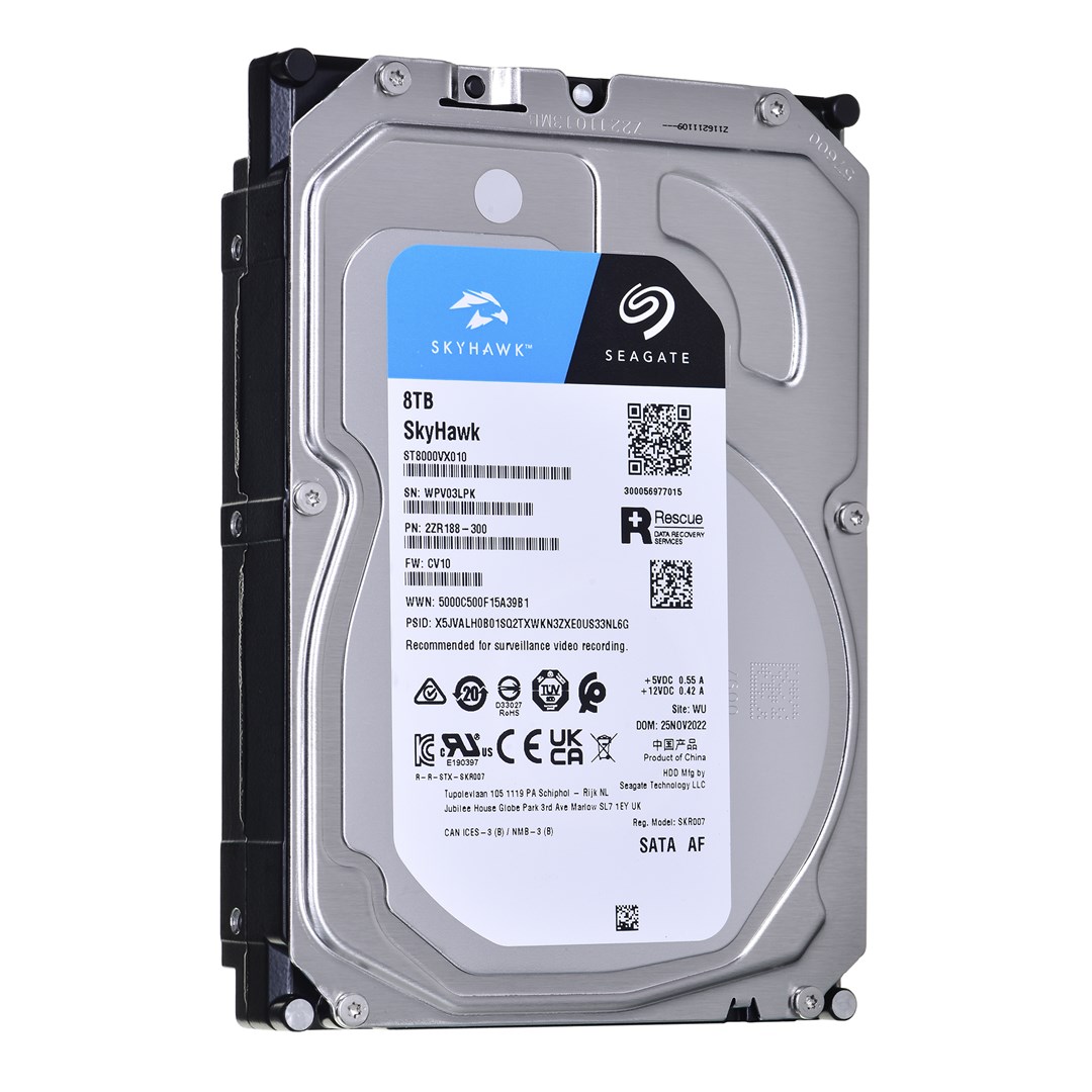 Seagate SkyHawk internal hard drive 8 TB 256 MB 3.5" Serial ATA III