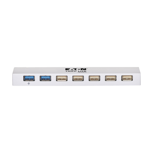 Tripp Lite U360-007C-2X3 7-Port USB 3.x (5Gbps) / USB 2.0 Combo Hub - USB Charging, 2 USB 3.x & 5 USB 2.0 Ports