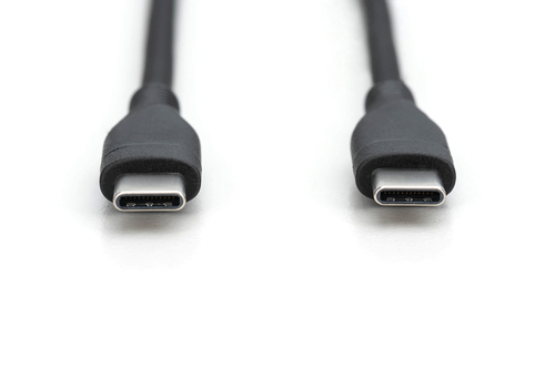 Digitus USB-C silicone connection cable, 2m, black