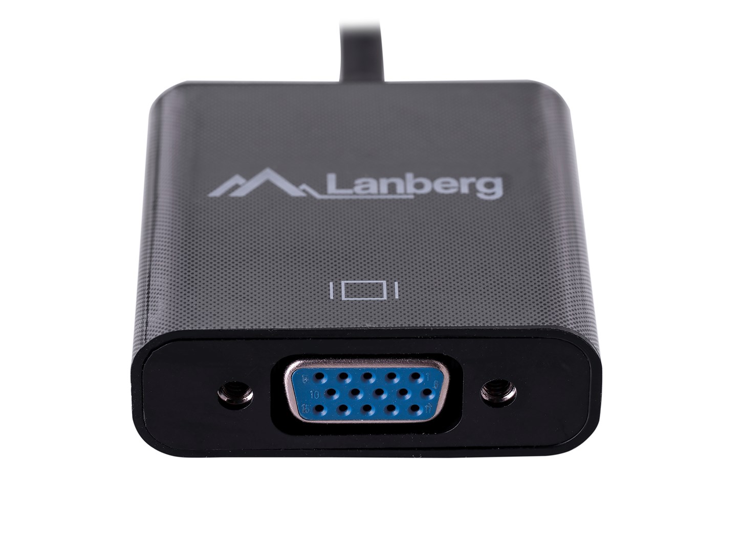 Lanberg AD-0017-BK video cable adapter 0.2 m VGA (D-Sub) HDMI Type A (Standard) Black